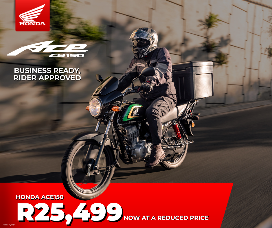 ACE150 R25,499 FB post